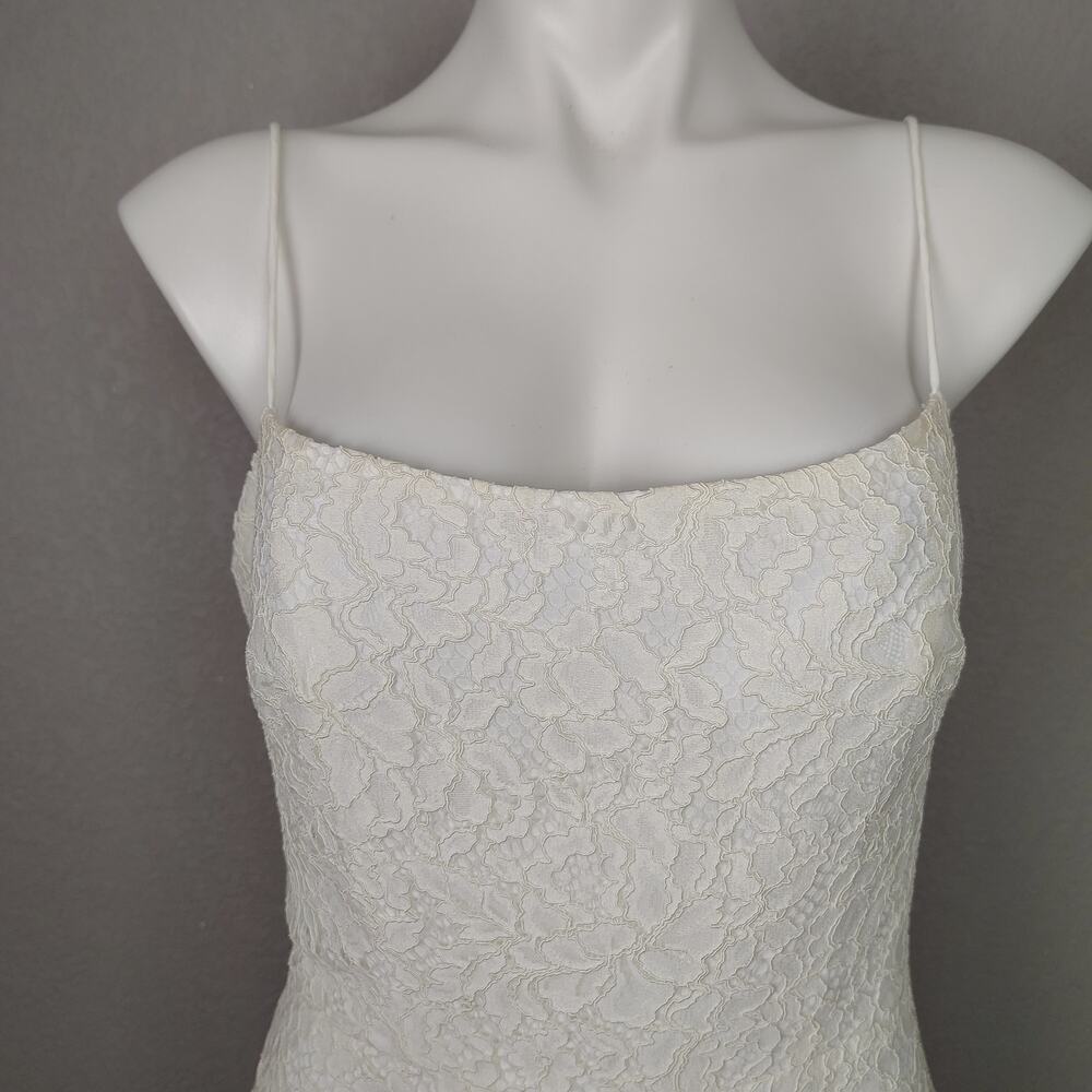 NEW Jenny Yoo Harley Dress Ivory Lace Boned Bodice Bridal Gown Size 8 - Picture 11 of 16